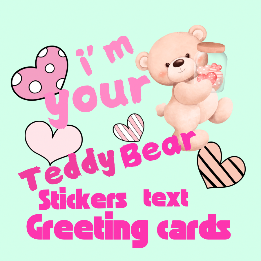 Teady Bear Greetings Stickers Download