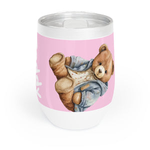 Teddy Bear Chill Wine Tumbler