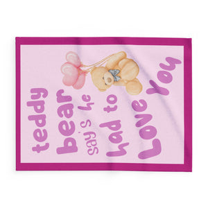 Teddy bear Arctic Fleece Blanket