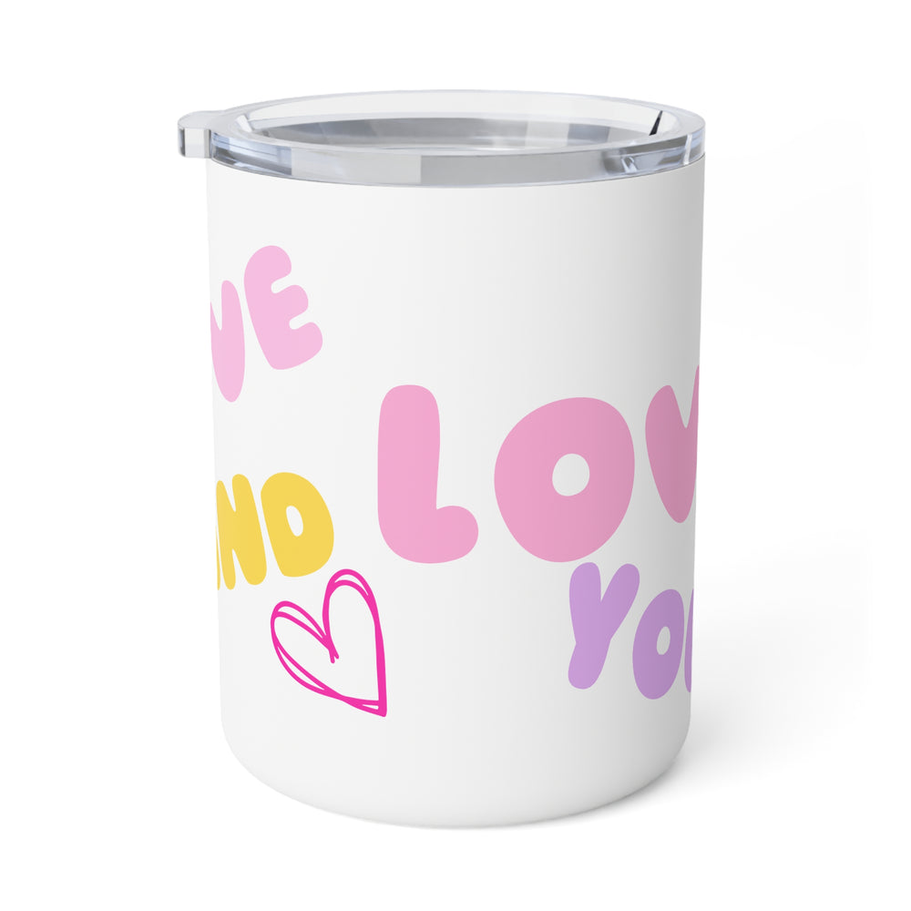 Love and Love You Insulated Coffee Mug, 10oz