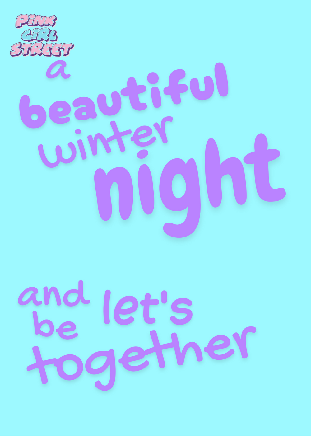 A Beautiful Winter Night And Let’s Be Together Digital Download