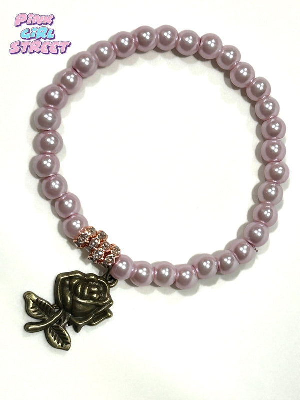 Bronze Rose Bracelet