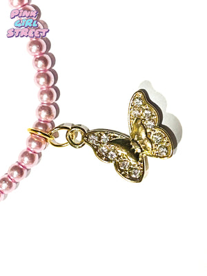 Butterfly Bracelet infinity charm