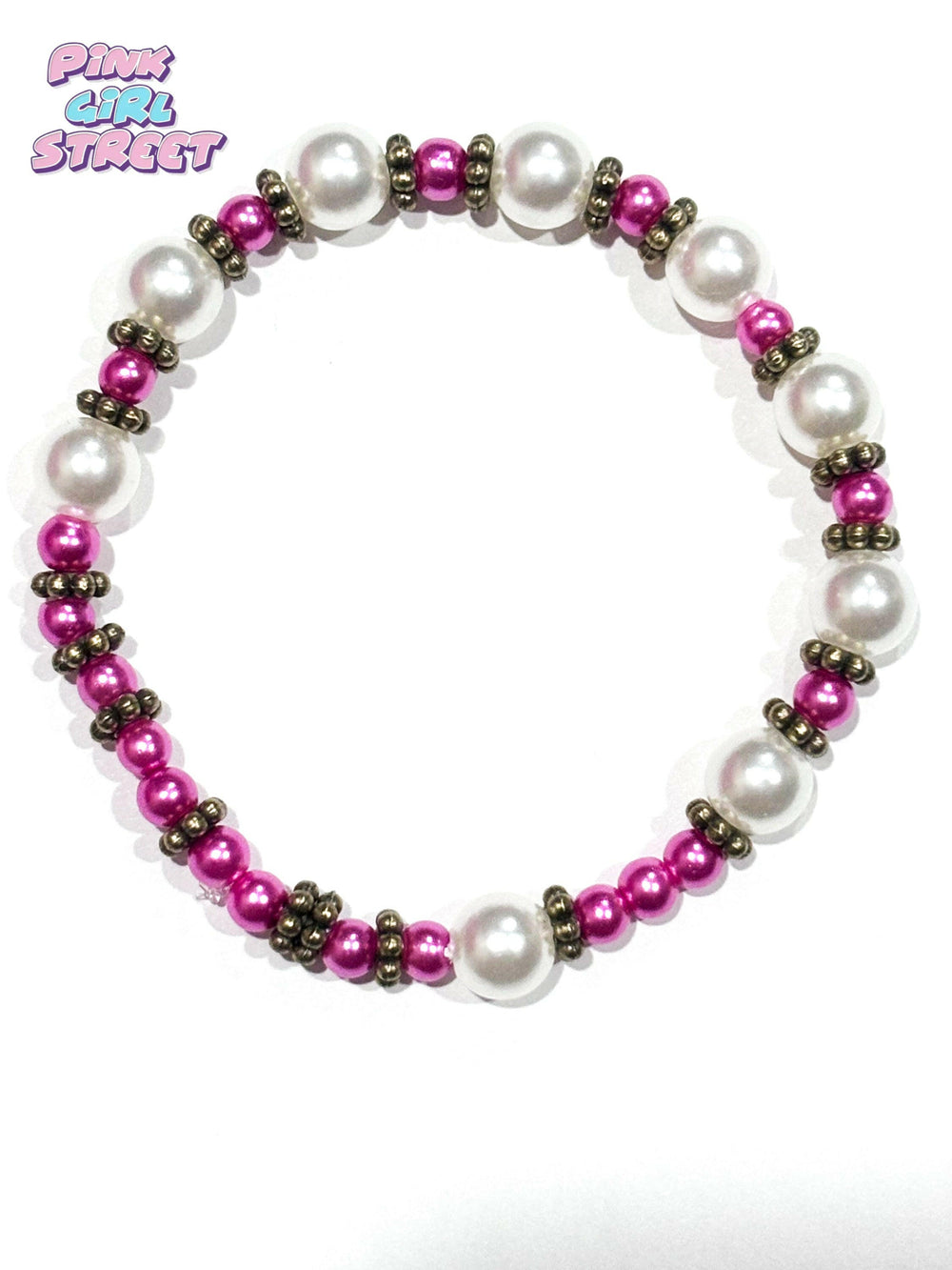 Cherry Bracelet Hot Pink Bracelet for rare occasions a different trend 