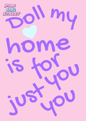 Doll My Home Is For You Just Digital Download