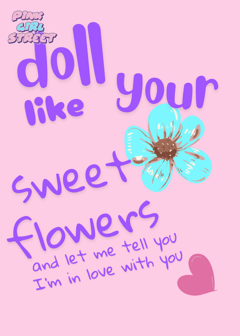 Doll Your Like Sweet Flowers Digital Download