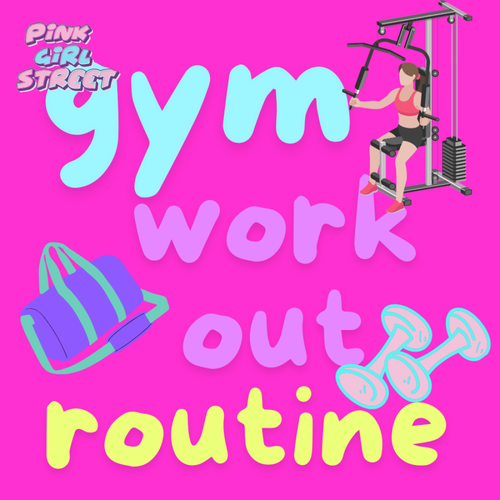 Gym Work Out Routine Digital Download