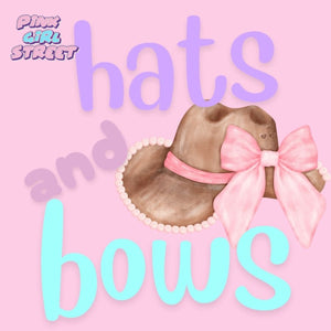 Hats And Bows Digital Download