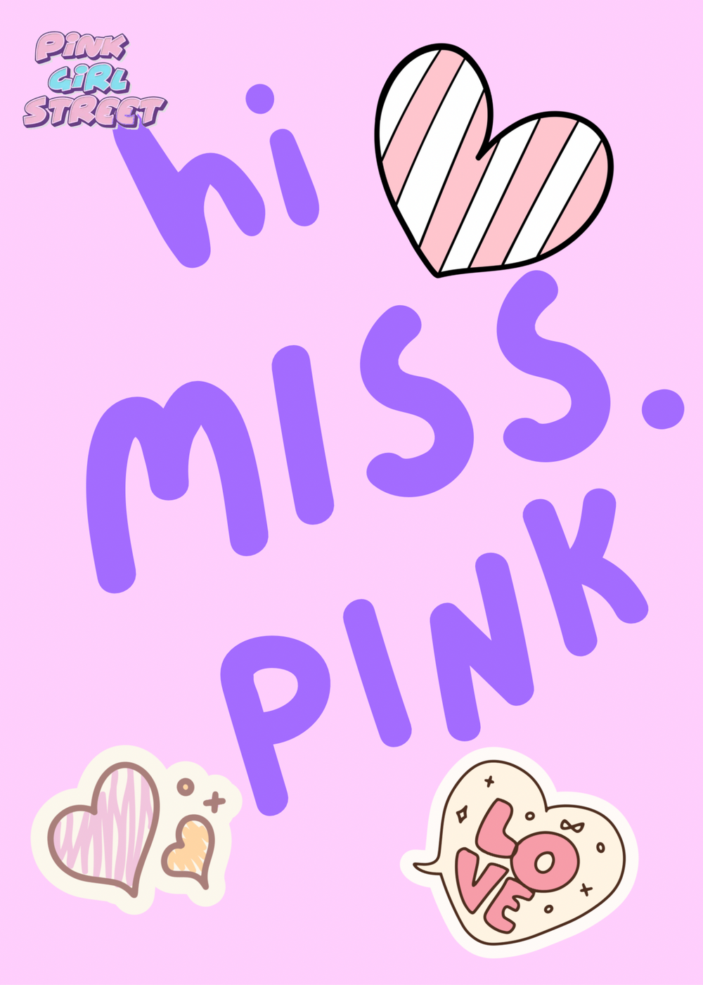 Hi Miss.pink Digital Download