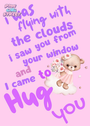 I Was Flying With The Clouds Saw You Digital Download