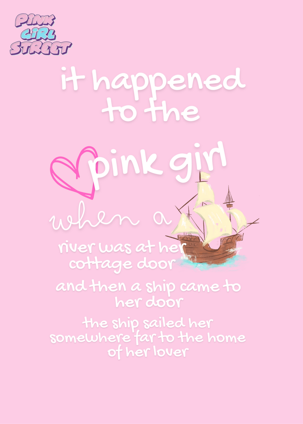 It Happened To The Pink Girl Digital Download