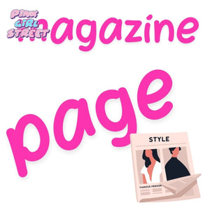 Magazine Page Digital Download