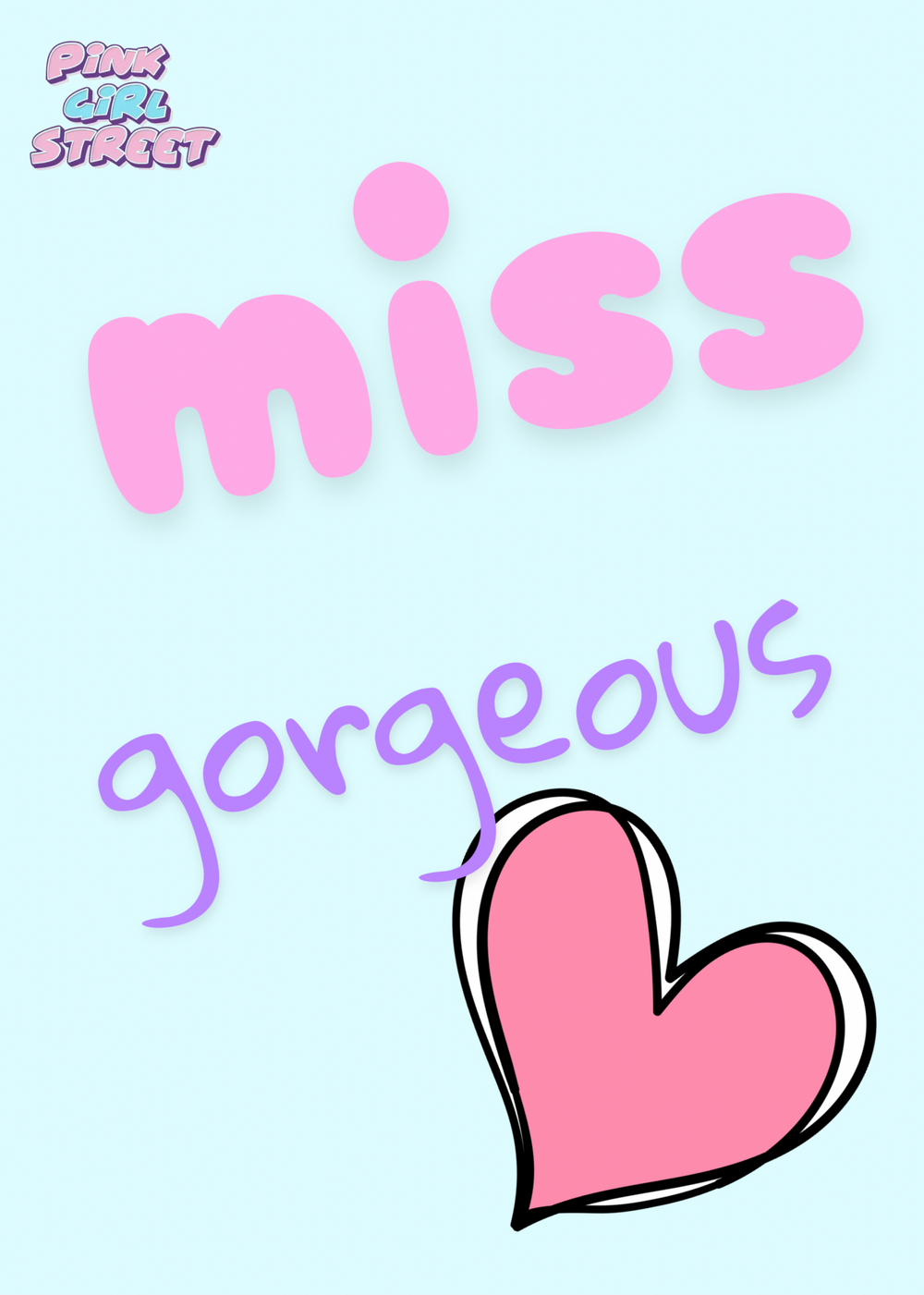 Miss Gorgeous Digital Download