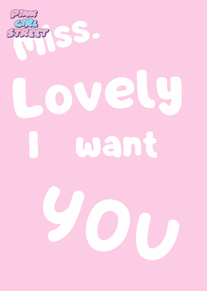 Miss.lovely I Want You Digital Download