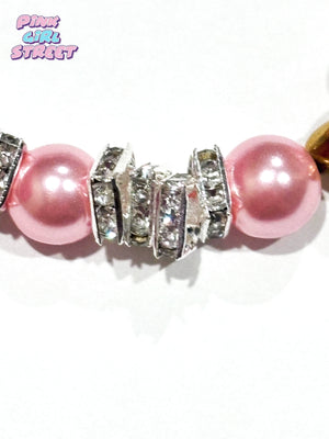 Pandora bracelet with Pink And Brown Pearls Bracelet from women’s accessories a beautiful gift bracelet