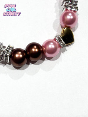 Pink Pandora bracelet