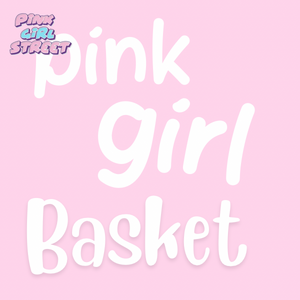 Pink Girl Basket Digital Download