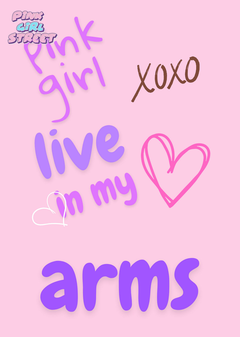 Pink Girl Live In My Arms Digital Download