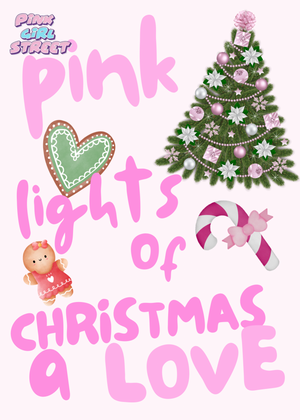 Pink Lights Of Christmas A Love Digital Download