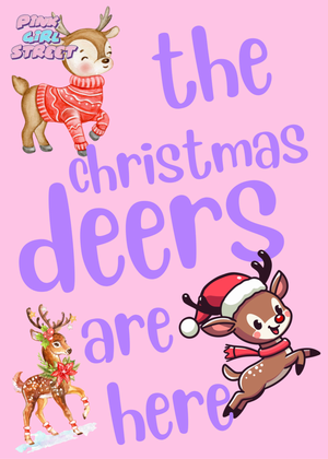 The Christmas Deers Are Here Digital Download