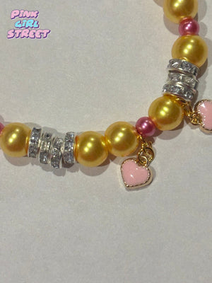 Yellow Pearl Bracelet