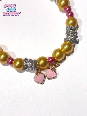 Yellow Pearl Bracelet